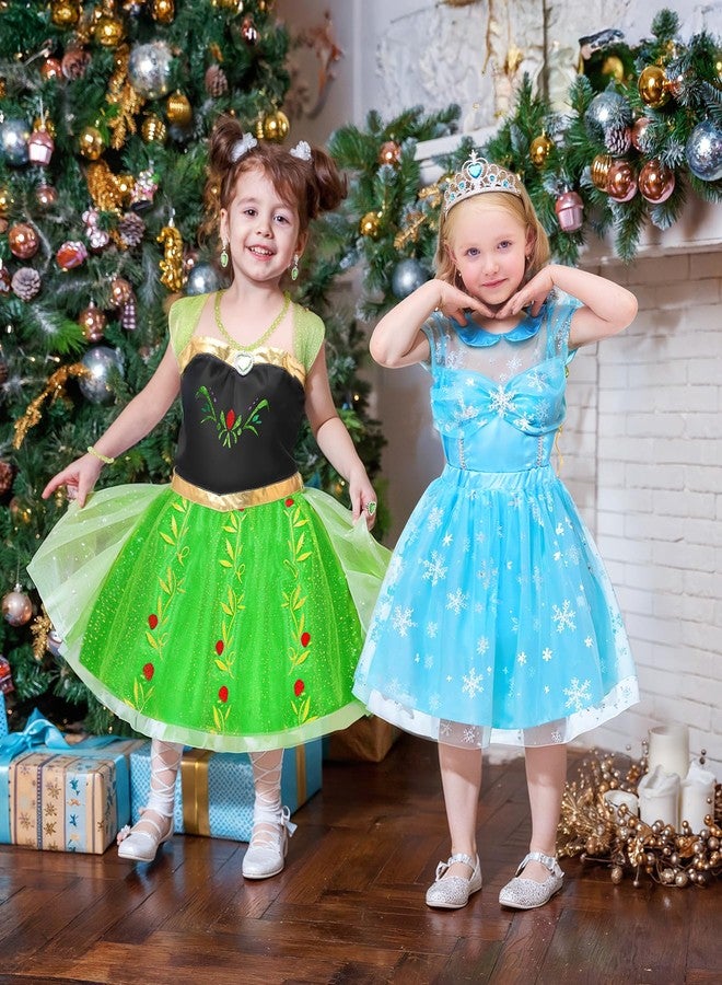 STOPKLAS Princess Dress Up Clothes for Little Girls, 16 PCS Princess Toddler Dress Up Costumes, Kids' Dress Up Pretend Play Toys Gifts for Toddlers, Mermaid Costume Set with Accessories for Girls 3 4 5 6 - Image 2